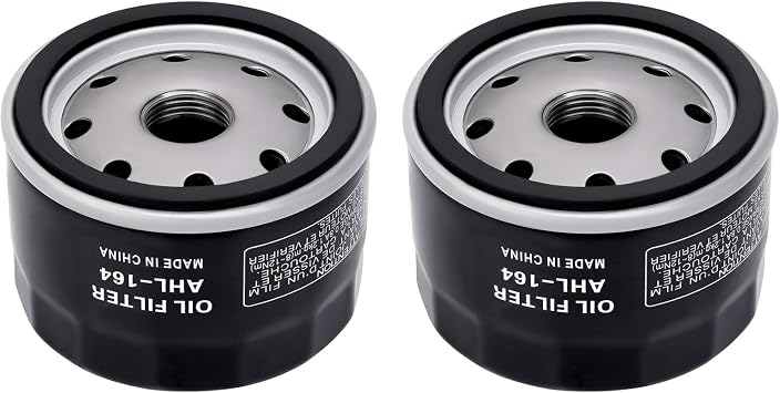 AHL 164 Oil Filter 1541A-LGC6-E00 Compatible with Kymco Scooter 1000 HP4 K42 2013-2016/AK 550 Euro 4 2017-2020/AK 550 Euro 5 2021-2023/AK 550 Premium Euro 5 2023/CV3 550 Euro 5 2021,2pcs