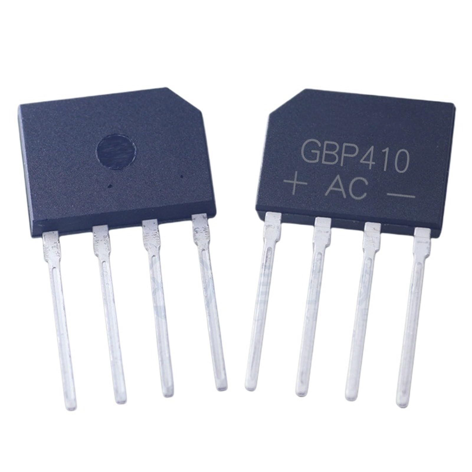 50/100/200/500/1000Pcs GBP410 Bridge Rectifier GBP410G Flat Bridge 4A/1000V DIP-4 Bridge Stack(500Pcs)