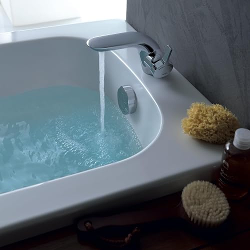 Ideal Standard A4260AA Melange Basin Mixer Tap with Pull Button Drain Fitting - 2