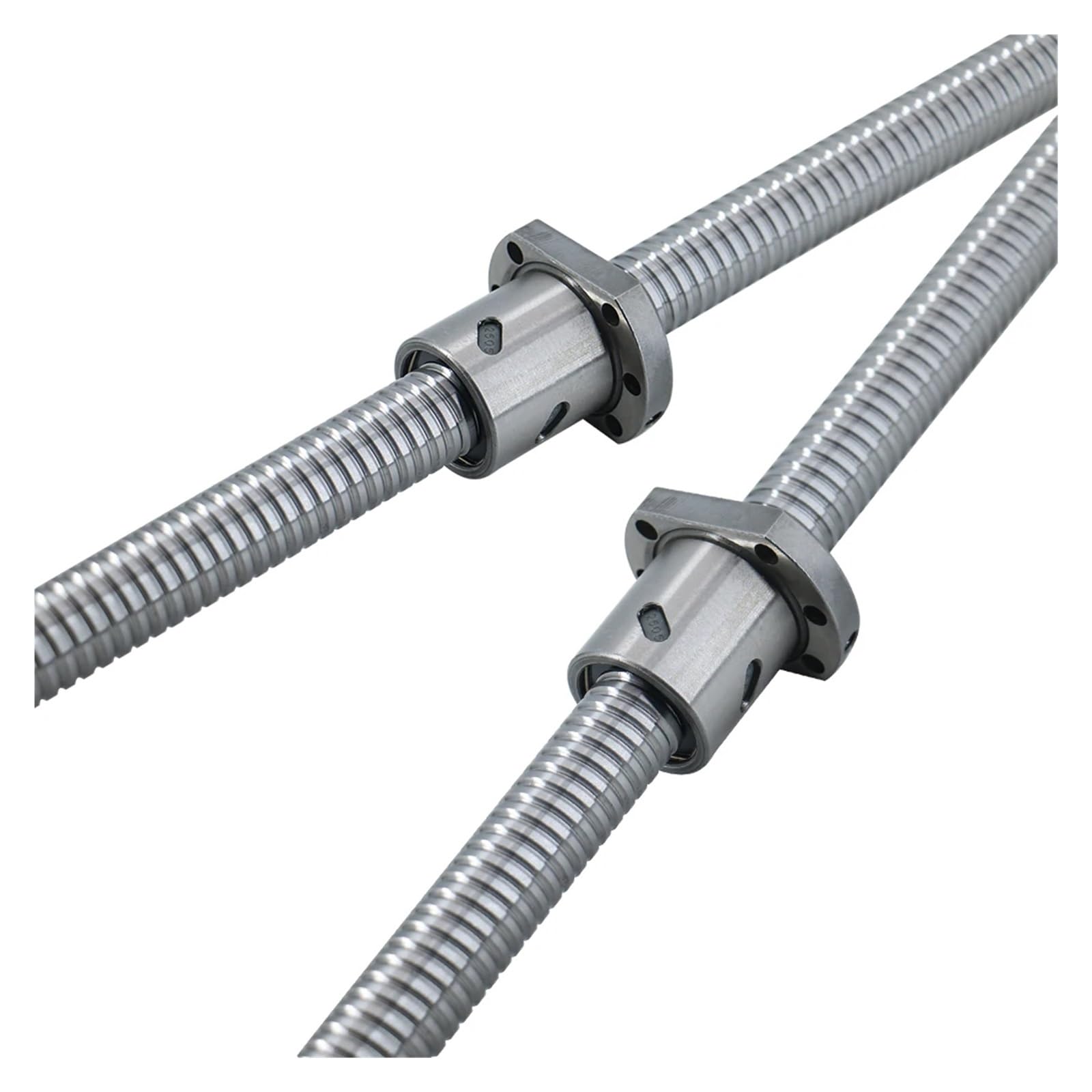 Metal Ball Screw nut end Processing SFU2505 C3 Level Ground Ball Screw R25 Lead 5mm Ball Nut ?0.001mm/300mm)(900)