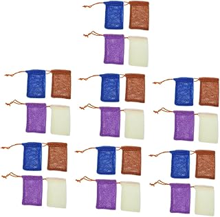 Beaupretty 28 Peças Saco De Sabão Rede De Espuma Para Banho Purificador De Banho Bucha Bucha Africana Saco De Sabão De Espuma Saop Saco De Bolhas Rede De Espuma De Bolha Para Saop Banho