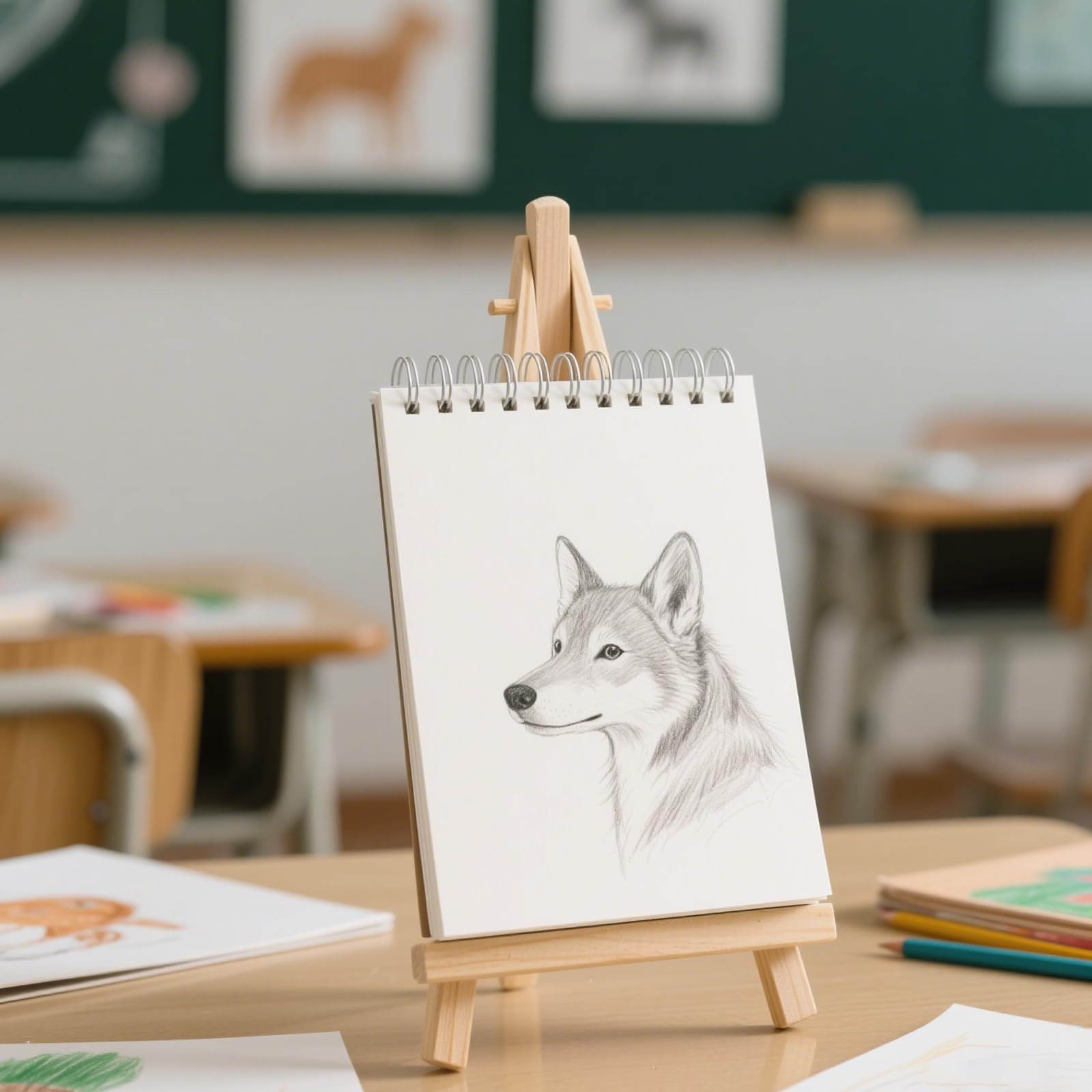 HOZEON 30 quaderni con rilegatura a spirale in formato A6, copertina in cartone kraft marrone, per animazione, schizzi, disegni, scarabocchi e diari, 60 fogli per ogni blocco