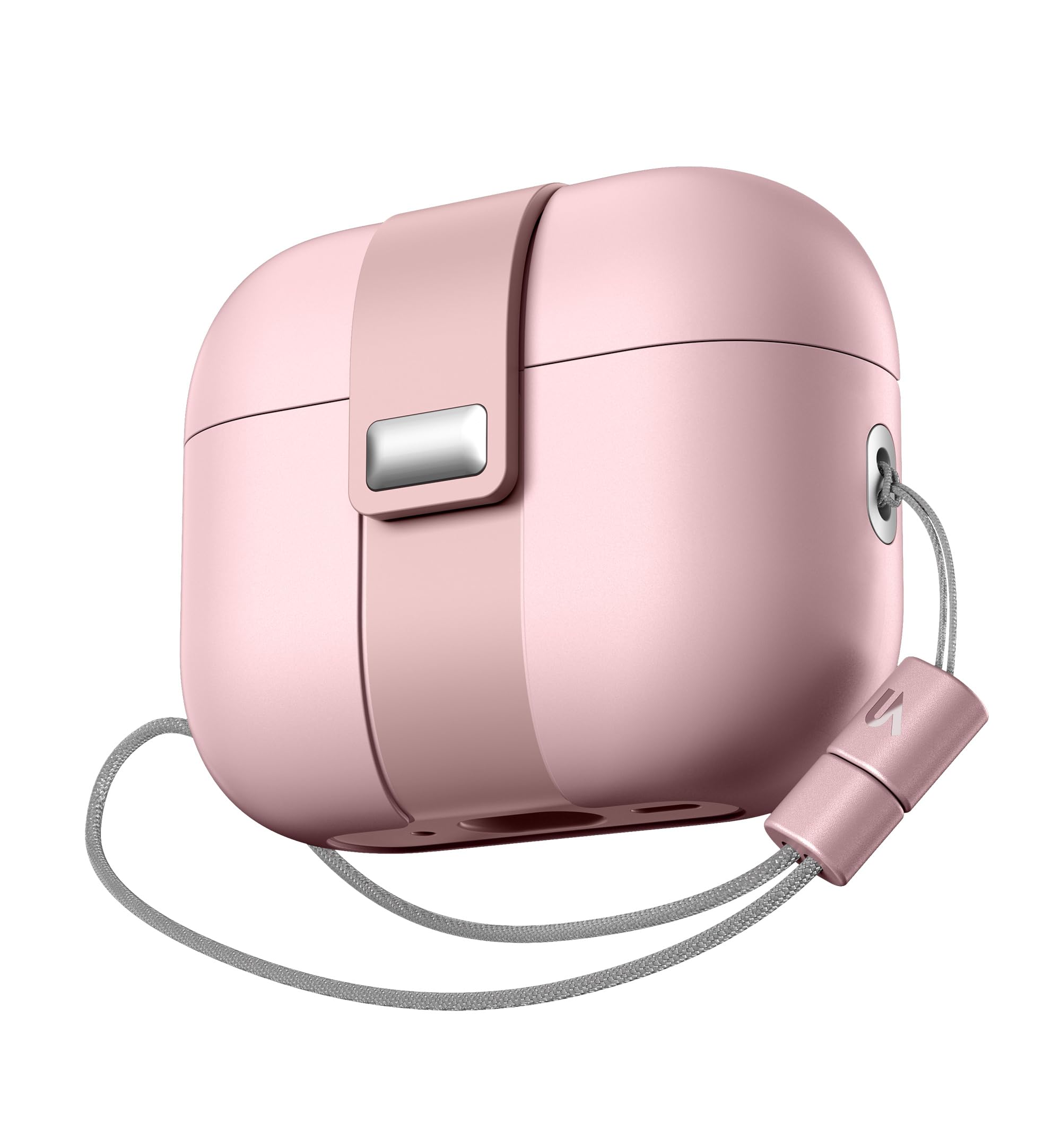 Photo 1 of SURITCH for AirPods Pro 3 Case (2025), Magnetic Lock Bumper Cases Compatible with Airpods Pro 3rd Generation, Rugged Protective Cover with Stylish Hanging Lanyard Cases for Women Men, Pink