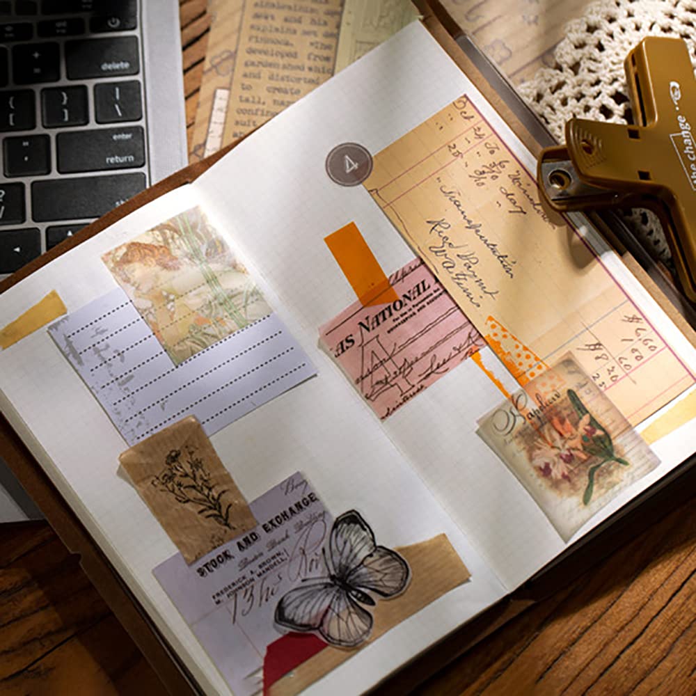 366 Fogli Carta Scrapbook Vintage 40x50mm - Carte Decorative Per DIY, Album E Biglietti - Foto 13