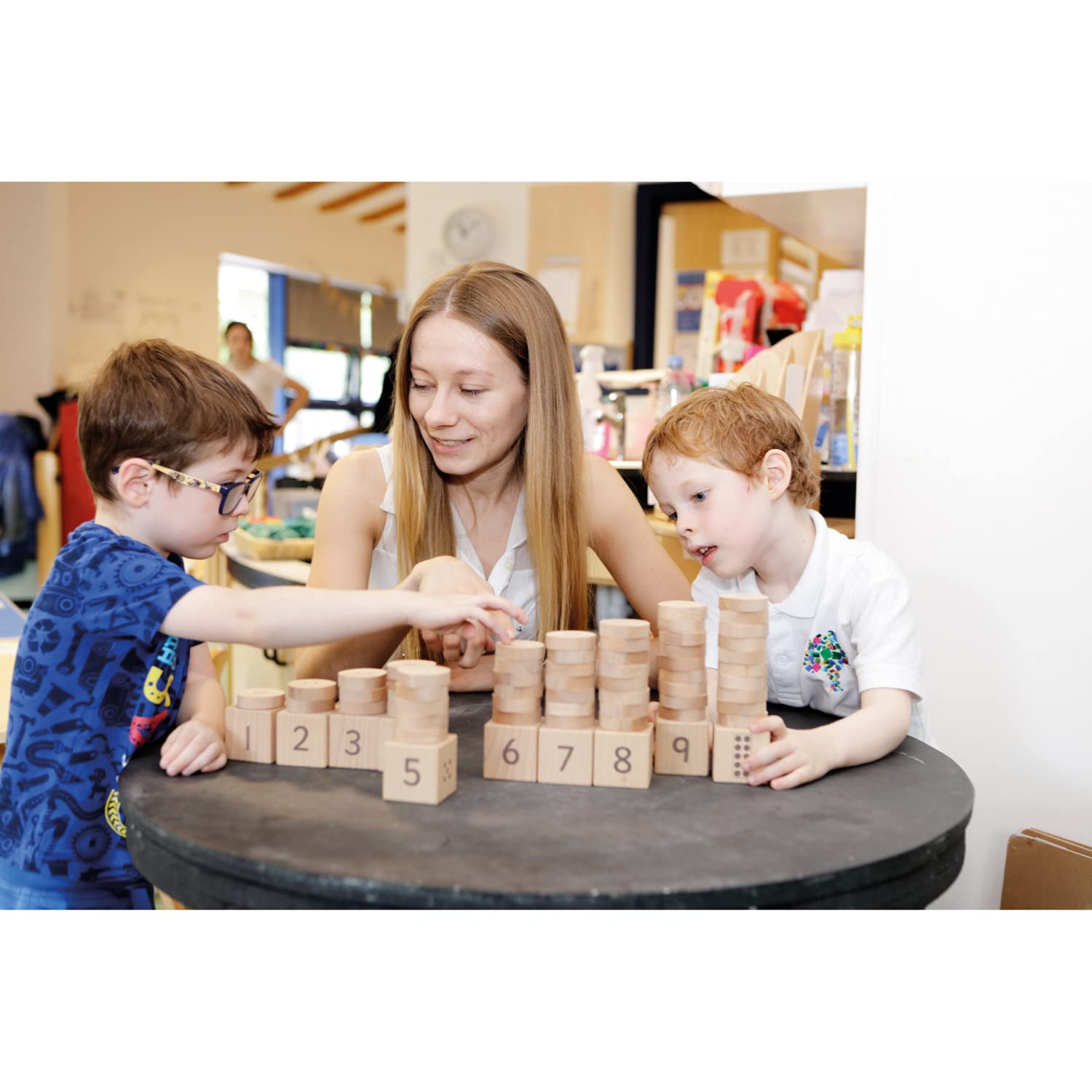 Yellow Door 1-10 Number Stacker - Count and Learn Through Fun and Play