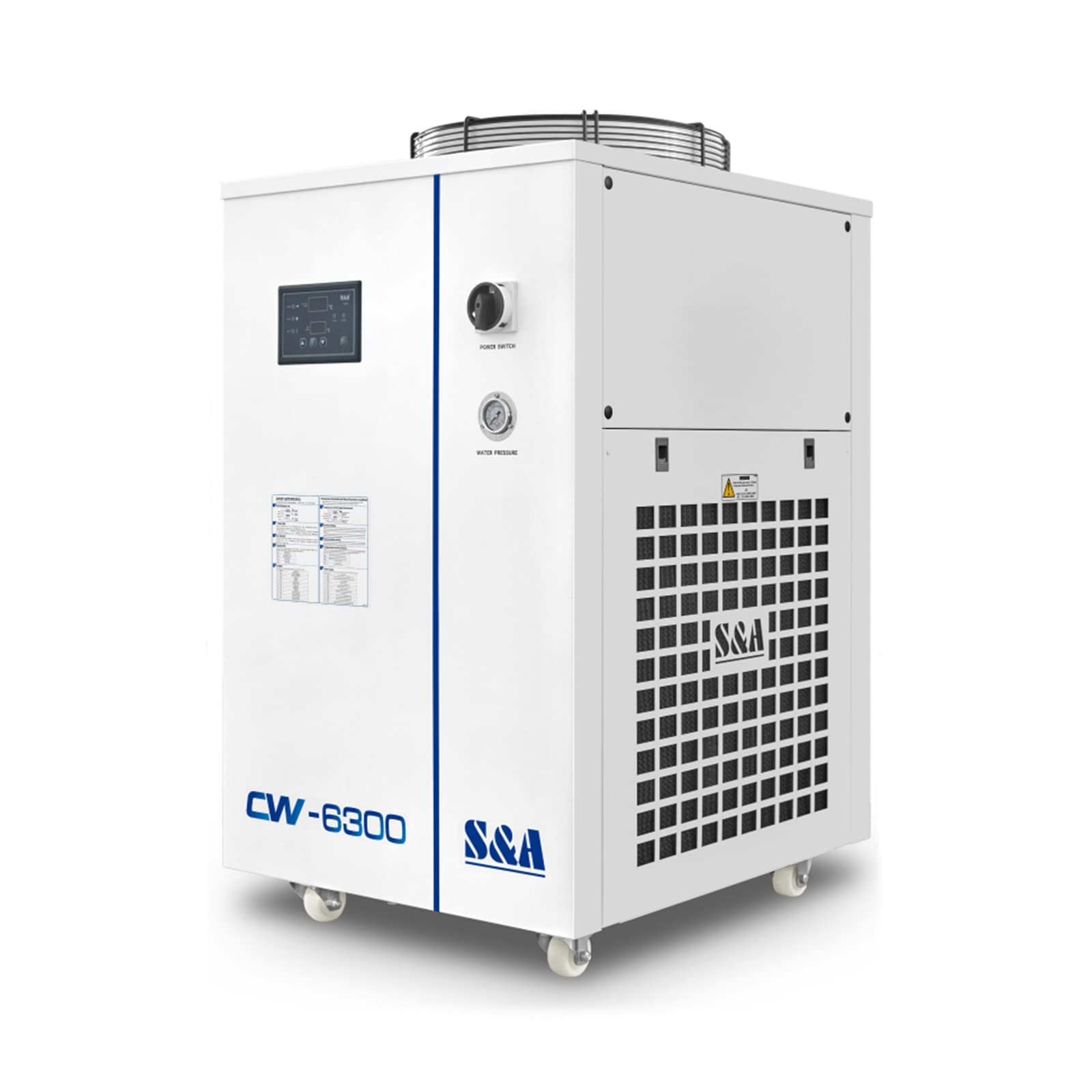 S&A Genuine CW-6300BN Industrial Water Chiller Cooling for CO2 Laser Tube, CNC Spindle, Semiconductor and Solid-state laser