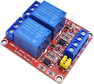 2-channel relay module with isolated optical coupler (12V)