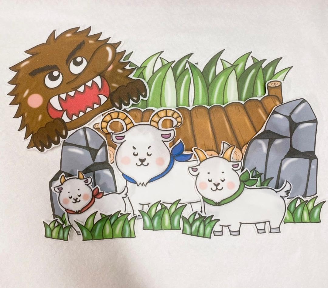 dekocyann様オーダー品　ガラガラドン　3枚のお札　パペット　保育 dekocyann様オーダー品 ガラガラドン 3枚のお札 パペット 保育
