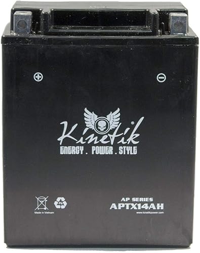 Batería de 12V 12AH para Yamaha 200 YFM200, DX Moto 4 1985-1989