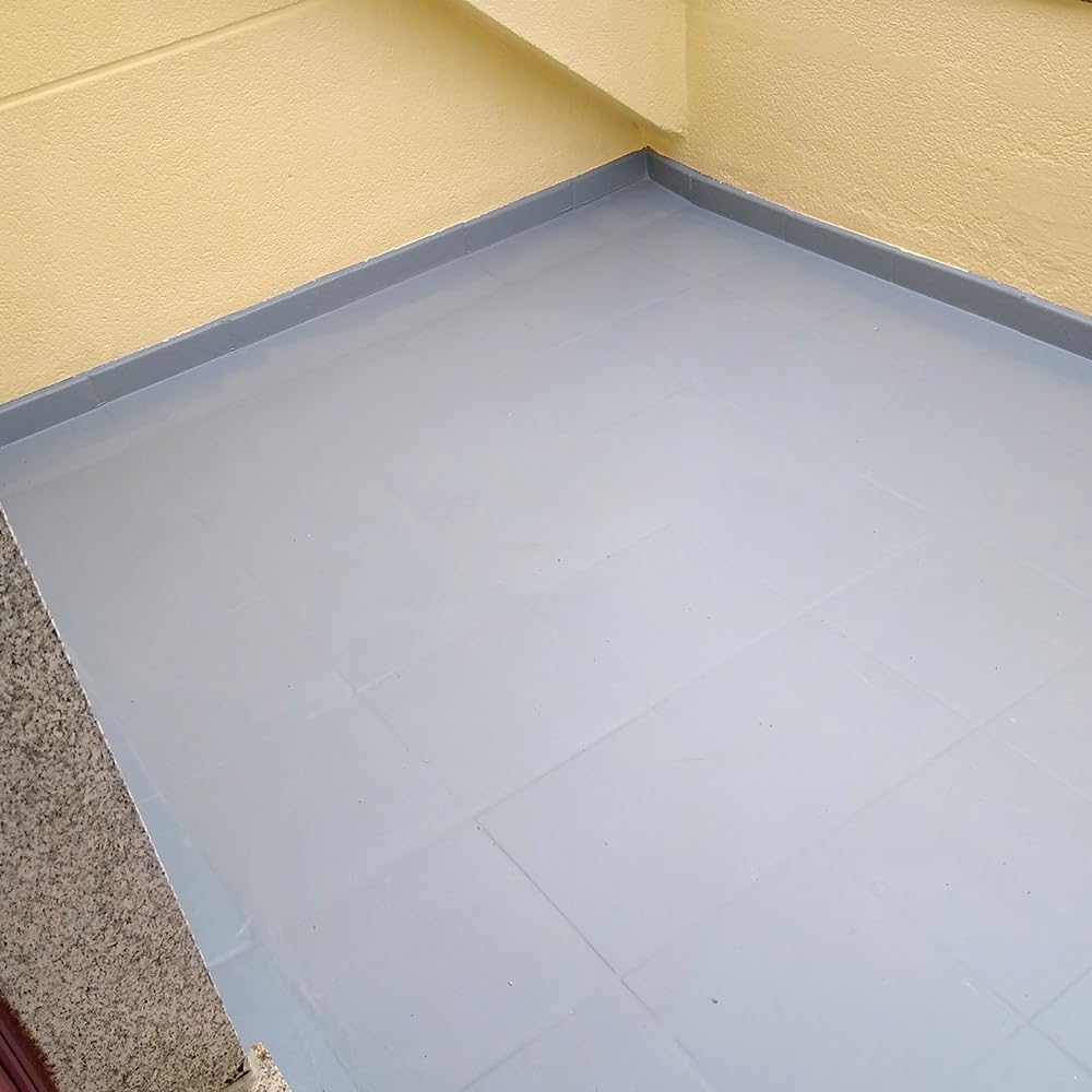 Sopgal Pintura de Caucho Suprem Fibrado (20 kg - Gris) - Resina orgánica para impermeabilizar tejados, fachadas y terrazas