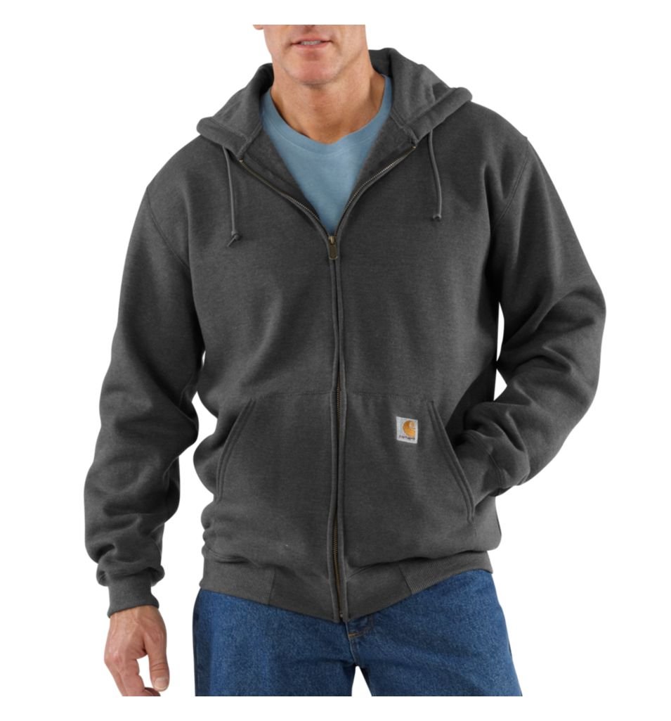 Men's Big-Tall Heavyweight Hooded Zip Front Sweatshirt