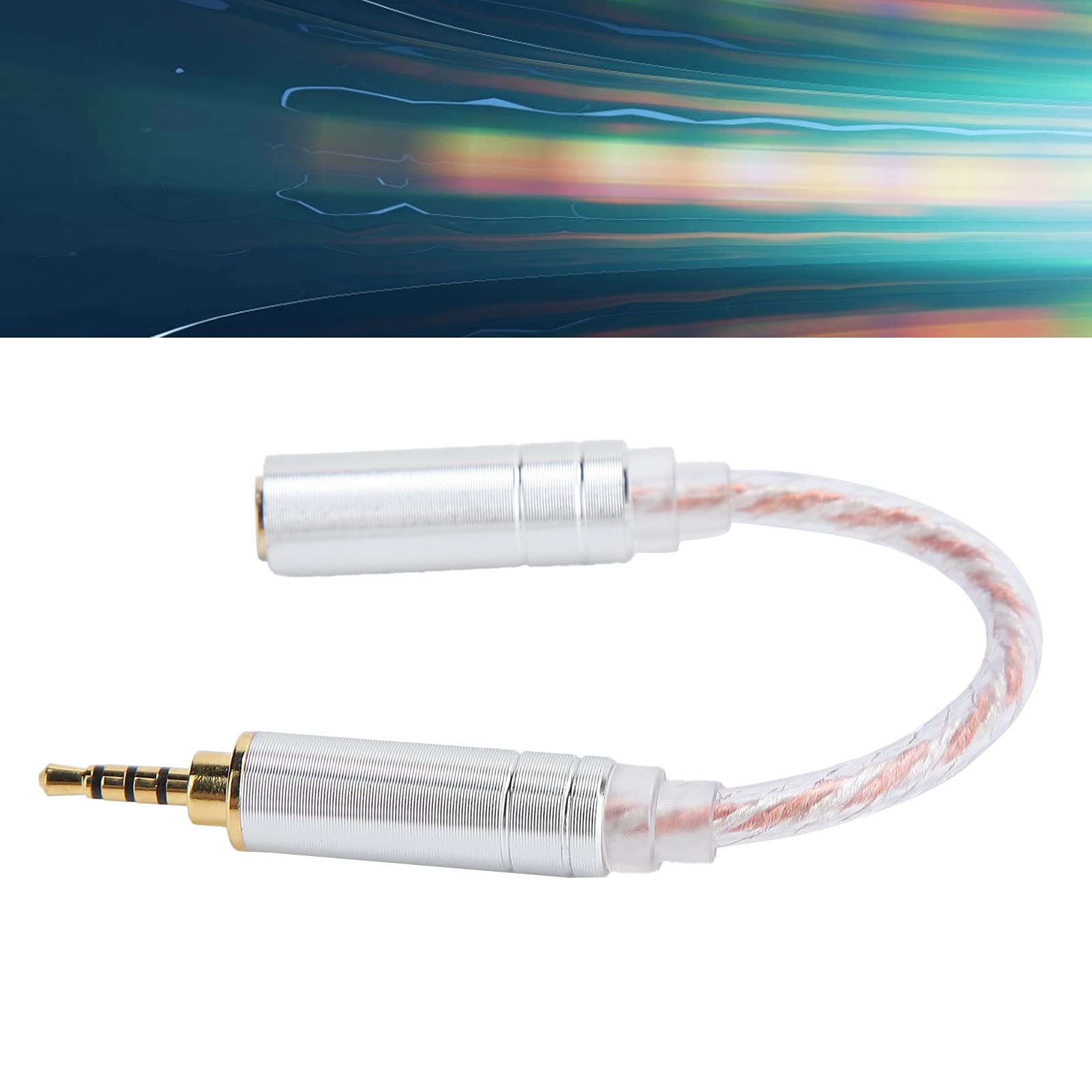 UBERSWEET® Male to Female Cable, Headphone Adapter Cord Clear Sound Multipurpose Stable Signal for 2.5mm Source Interface(2.5 Balanced Male 3.5 Stereo Female) ||| (B0C27HXX7Q) Amazon Price History, Amazon Price Tracker