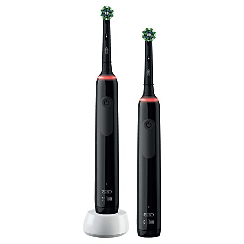 Oral-B Pro 3 Black Electric Toothbrush Duo Pack