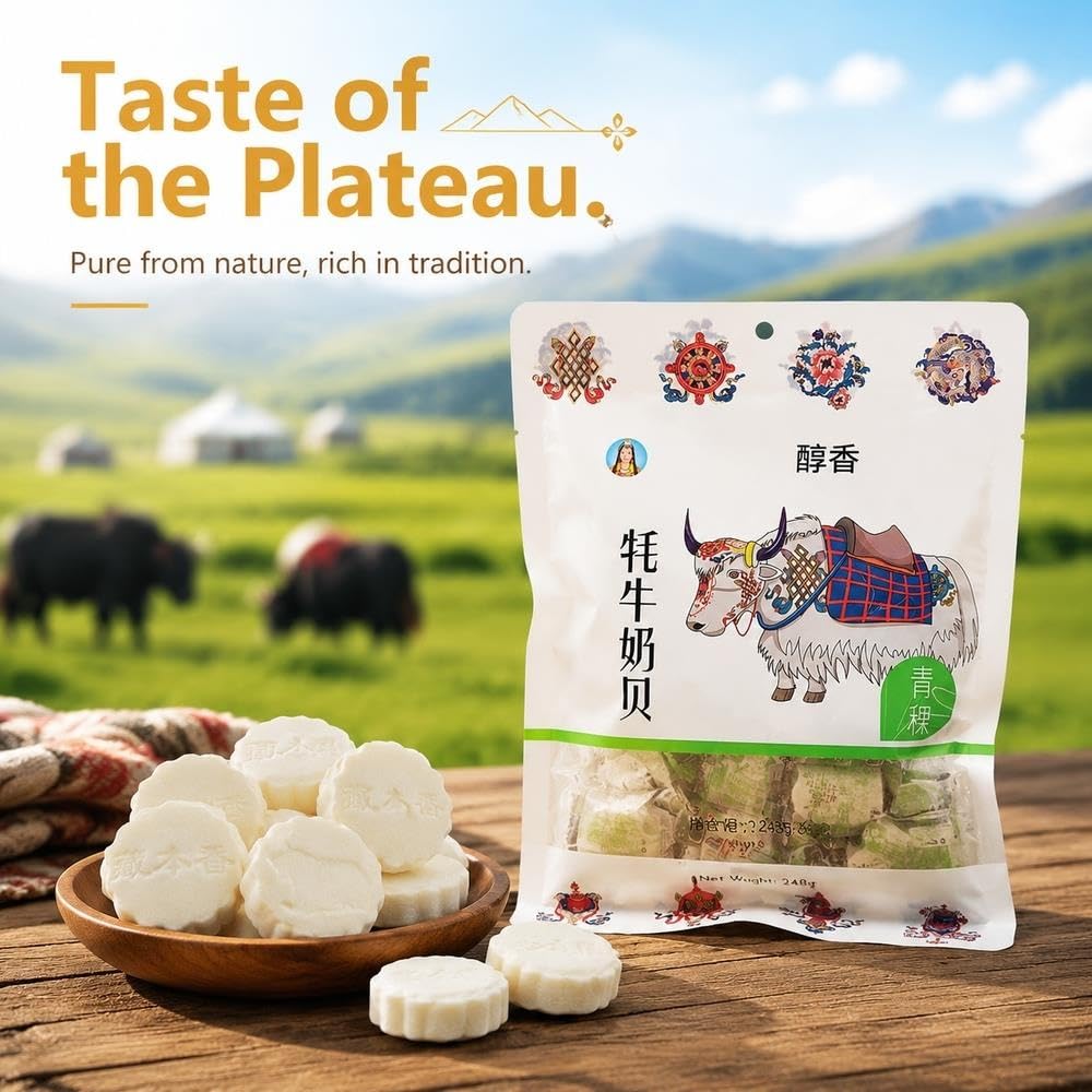 Highland Barley Yak Milchtabletten 248g, trocken verzehrbare