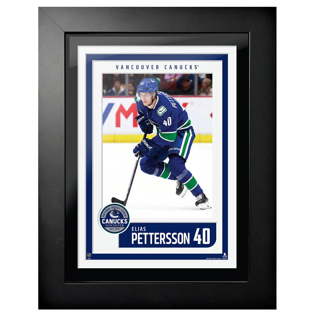 Vancouver Canucks Elias Pettersson Frame - 12