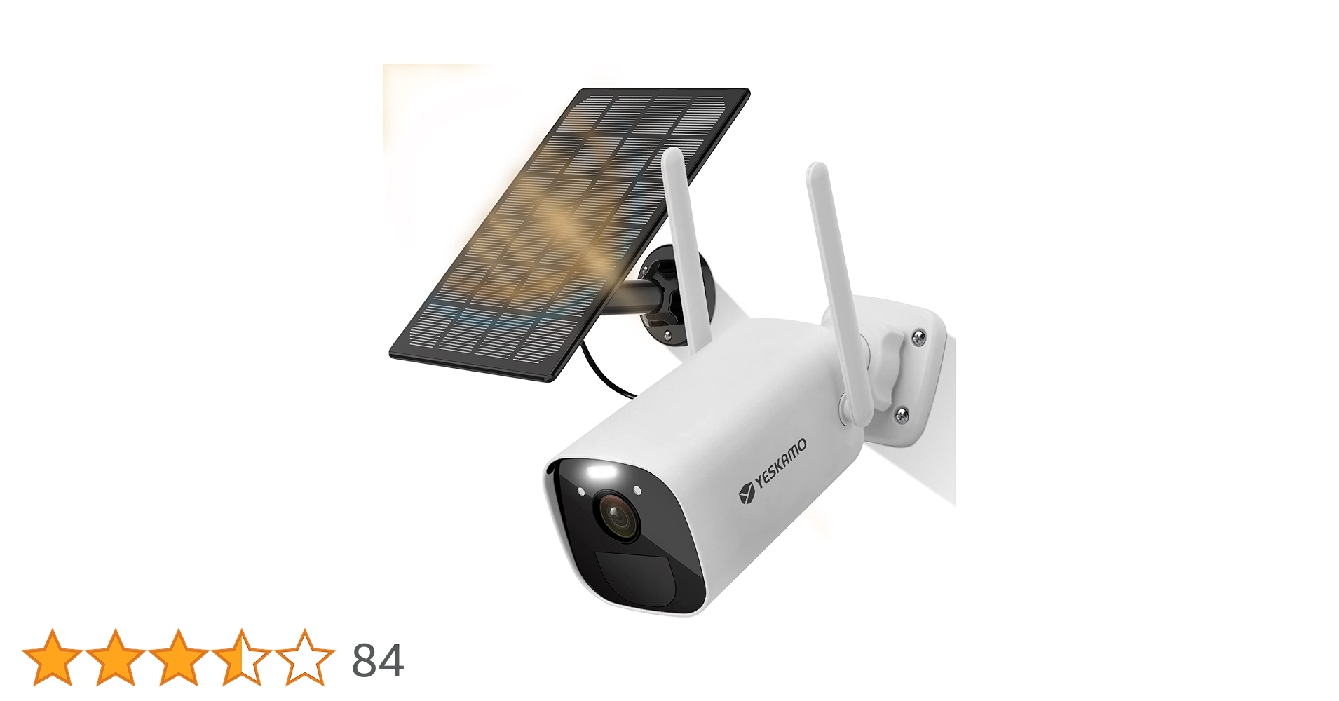 お買い得★YESKAMO 防犯カメラ 屋外 Wi-Fi 300万画素 電池式 Amazon.co.jp: 【最新発光・300万高画素】YESKAMO 防犯カメラ