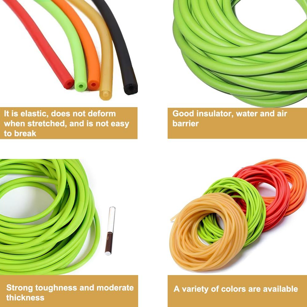 Tubo In Lattice Naturale 3 Metri | Diametro 3mm Interno/5mm Esterno | Usi Multipli - Foto 2