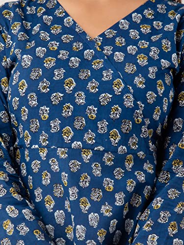 Image of feranoid Women Cotton Angrakha Kurti