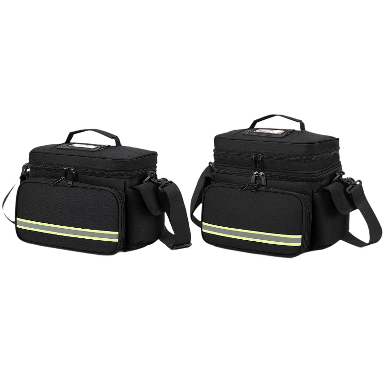 Kit di soccorso da viaggio, borsa organizer di emergenza con resistente tessuto Oxford, borsa di soccorso vuota, soluzione di stoccaggio a lunga