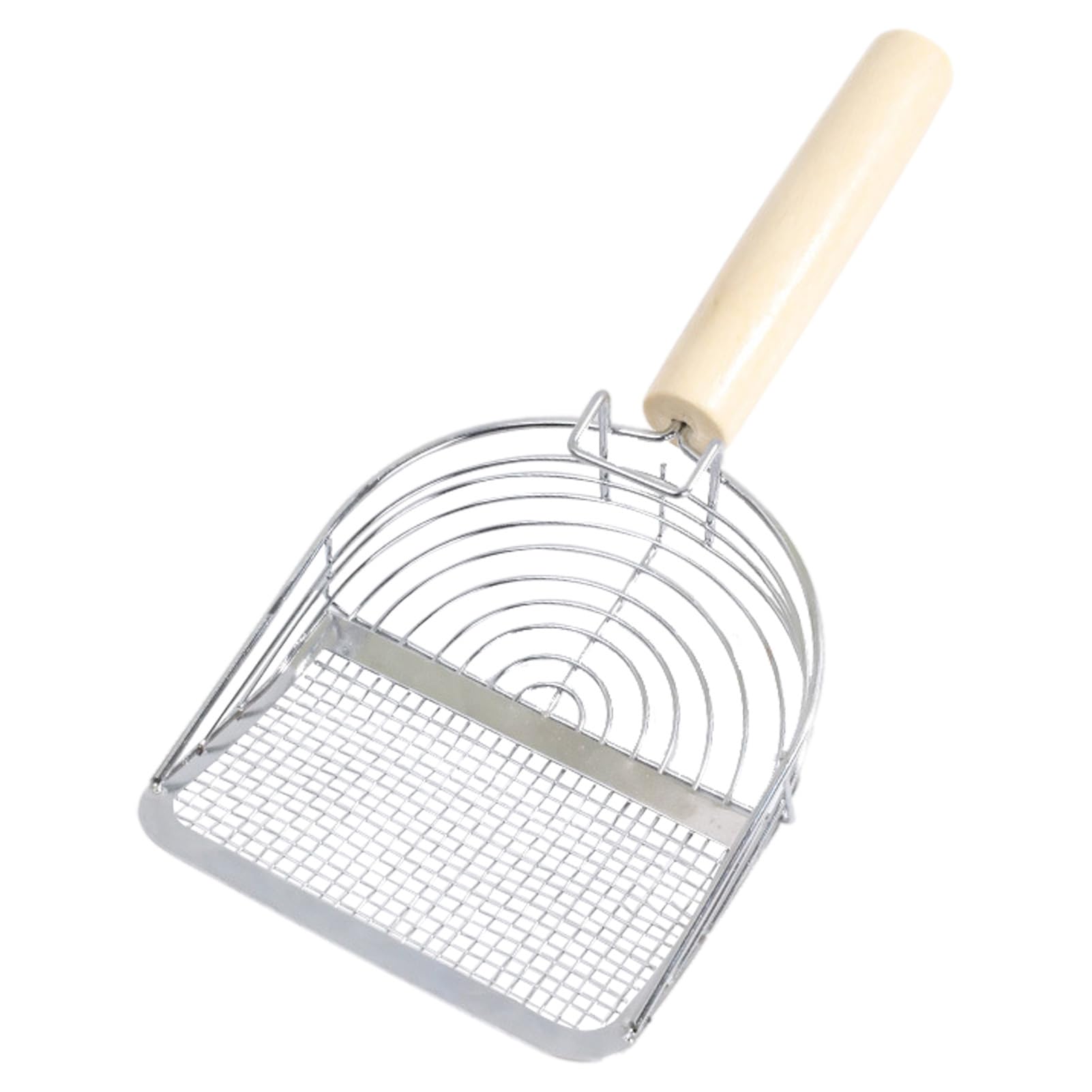 Paletta for lettiera for Gatti, Supporto for lettiera for Gatti 2 in 1 in Acciaio Inossidabile, Paletta for lettiera con Manico Lungo for Tutte Le lettiere for Gatti e Massima copertura/838
