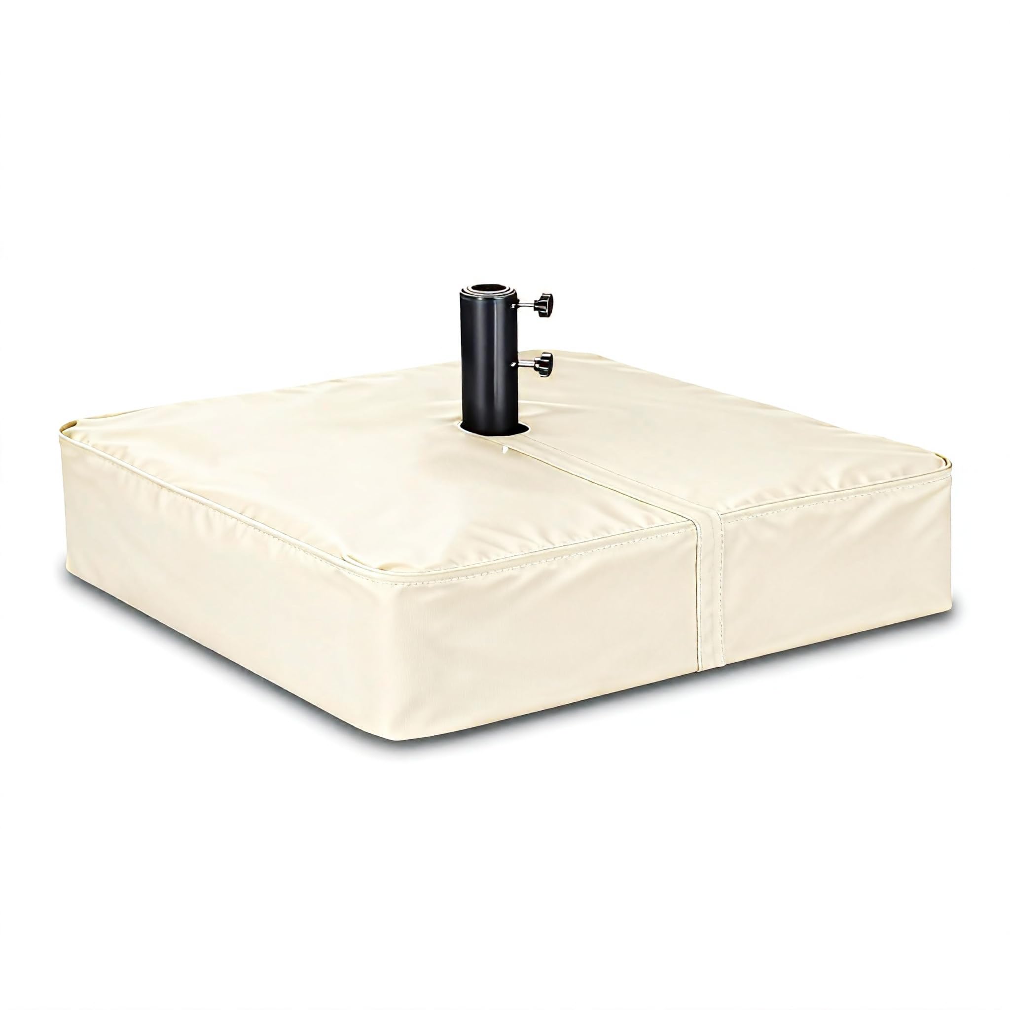Rileytee Patio Umbrella Base Cover,Outdoor Heavy Duty 600D Waterproof Anti-UV Square Umbrella Stand Base Cover (Beige, 36"L x 36"W x 8"H)
