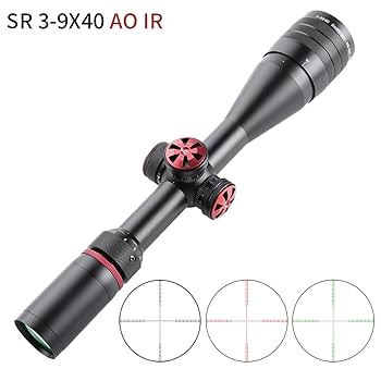 RED EAGLE  4-12✕40 可変倍率　スナイパースコープ ライフルスコープ RED EAGLE 4-12×40 マウントリング付き