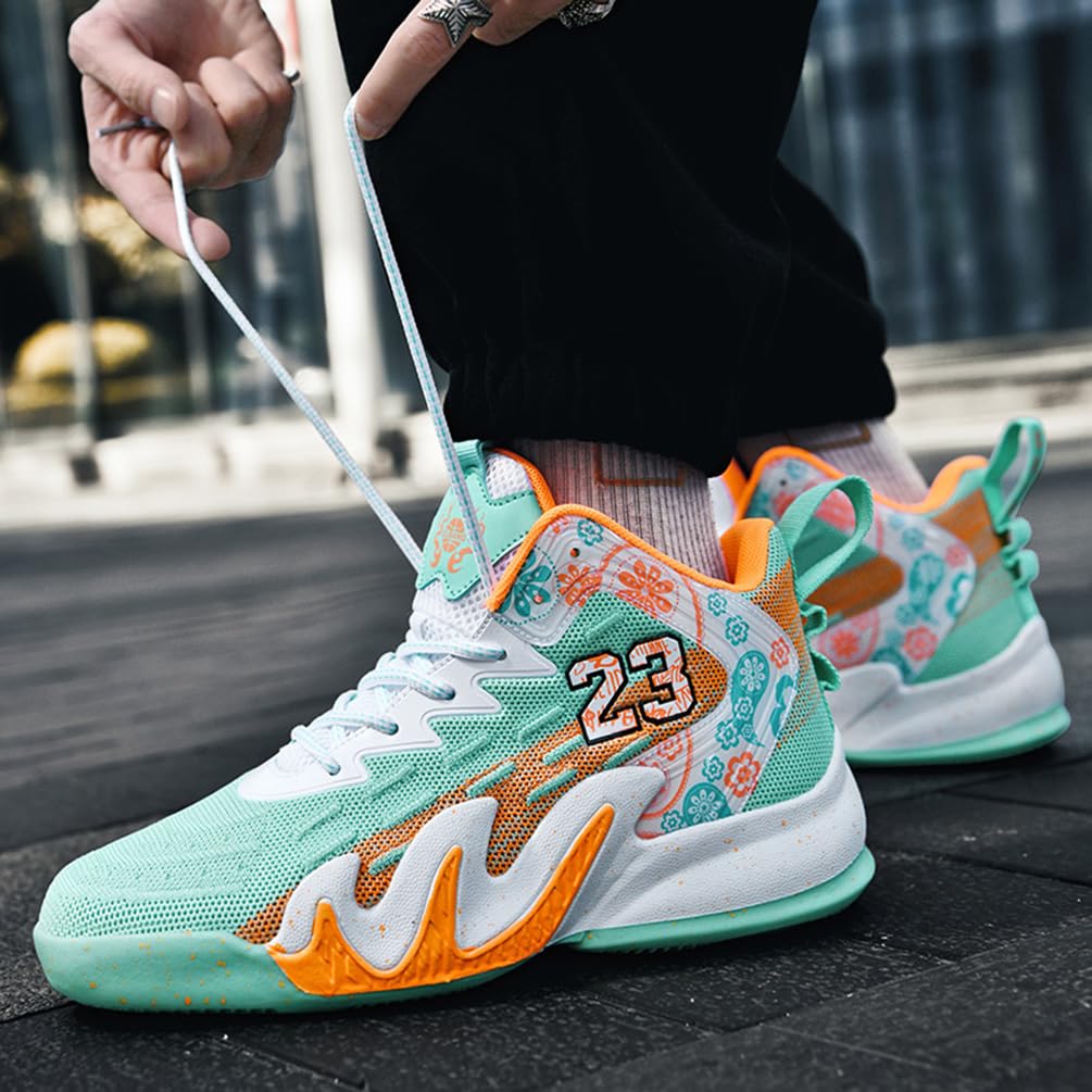 Męskie buty do koszykówki, buty sportowe, lekkie, oddychające, amortyzujące wstrząsy, męskie buty do koszykówki, do biegania, sportowe trampki, Mt D28, 35 EU