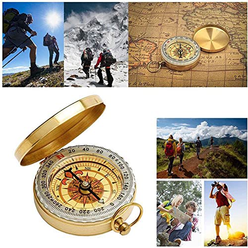 Brújula personalizada de cobre para hombre miniatura 4