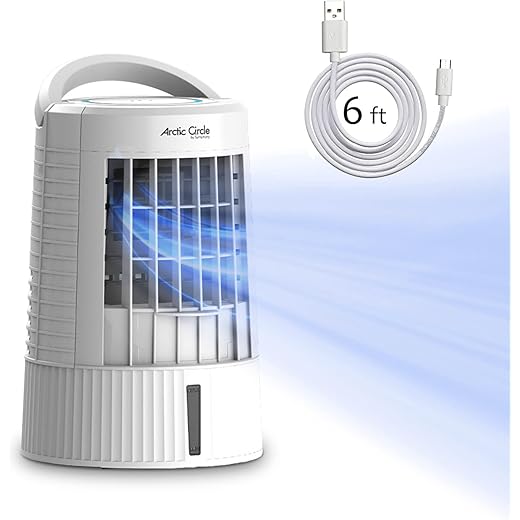 Symphony Mini Evaporative Air Cooler for Bedroom Office Camp