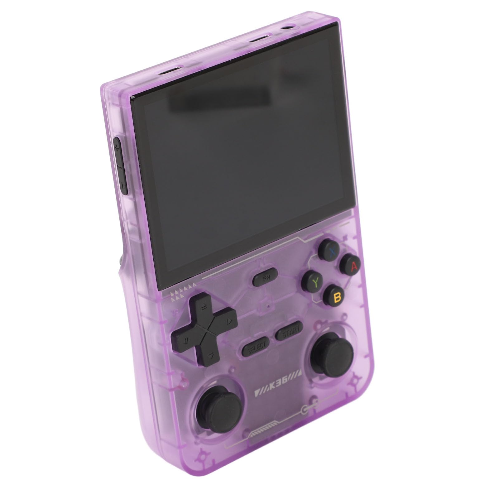 Console di Gioco Portatile Doppio Joystick 3D Potente Schermo IPS Gioco retrò per Giocatori 3,5 Pollici 1 unità (PURPLE)
