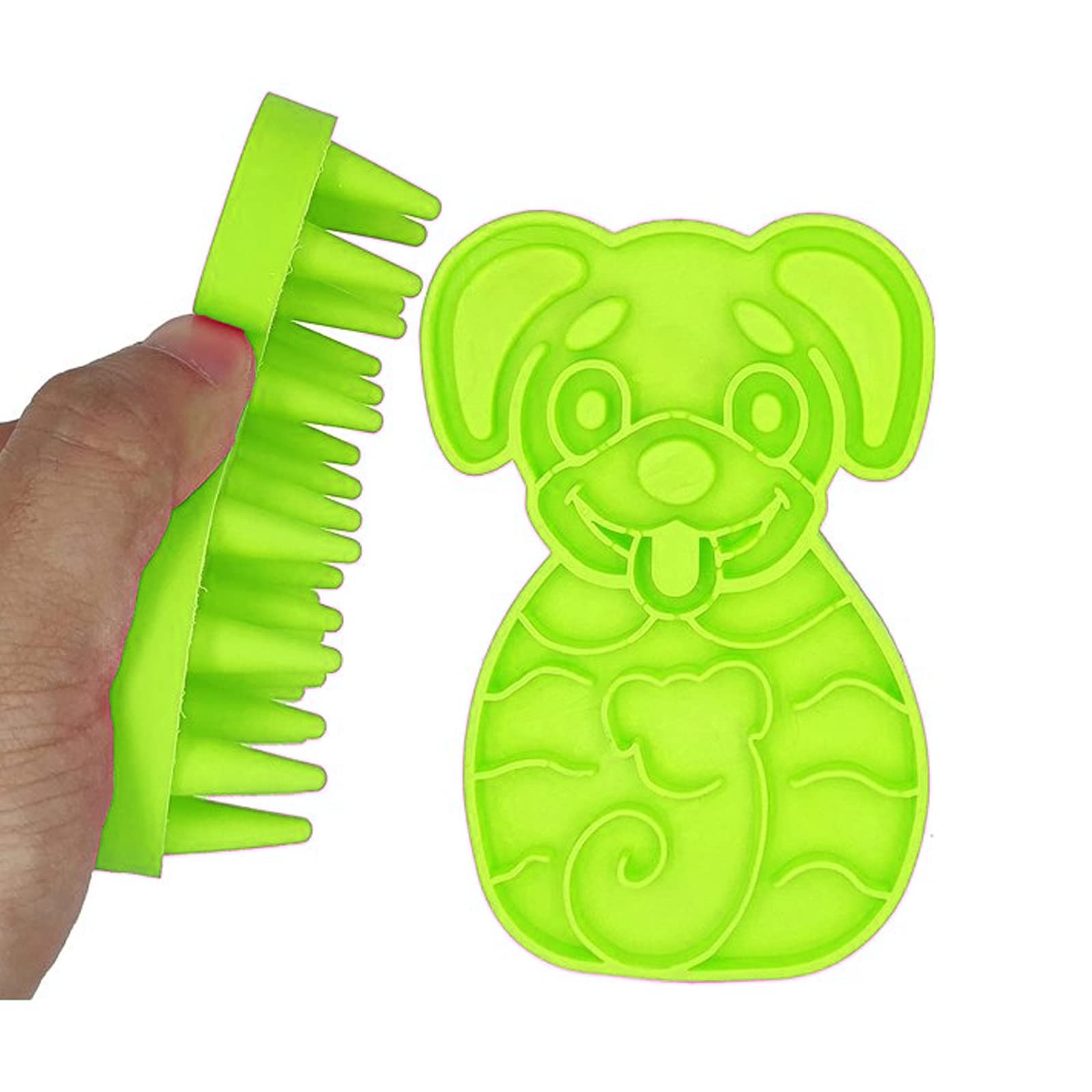 Emily Pets Cat Brush Ultra-Soft Silicone Washable Grooming Shedding Shower Massage Bath Comb Pet Brushes-Safe & No Scratching-Removes Hair Mats Tangles Short Cat Kitten Puppy(Green,Pack-2) (B0B8W4B7TK) Amazon Price History, Amazon Price Tracker