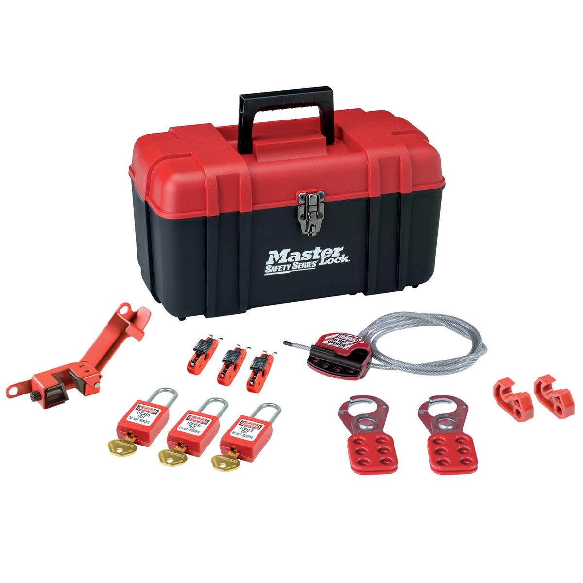 Master Lock Lockout Toolbox 12-teiliger Satz – elektrisch – S1117ES31KA
