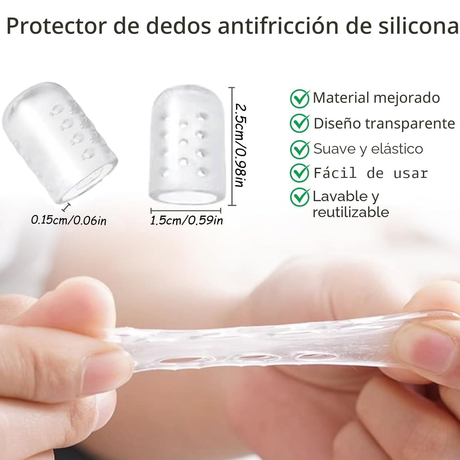 55 Piezas Protección de Dedo Del Pie Transparente, Silicona de Protección de Los Pies, Protección de Los Pies Silicona Transpirable, Silicona-Fricción de Protección de Los Pies Adecuado Caminar Correr