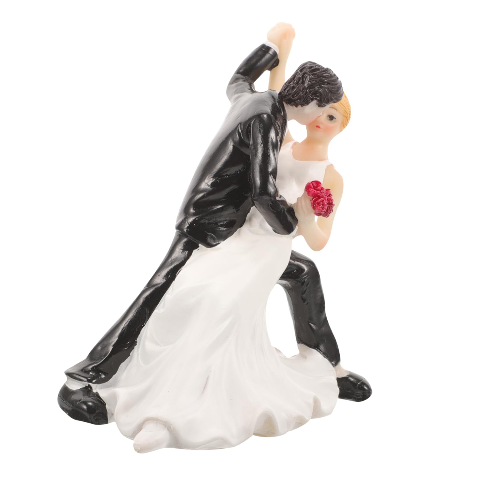 INOOMP 2 Pezzi Decorazione per Torte Nuziali con Sposini Cake Topper per Matrimoni Accessorio Leggero e Ornamentale per Torte Tematiche per Nuziali