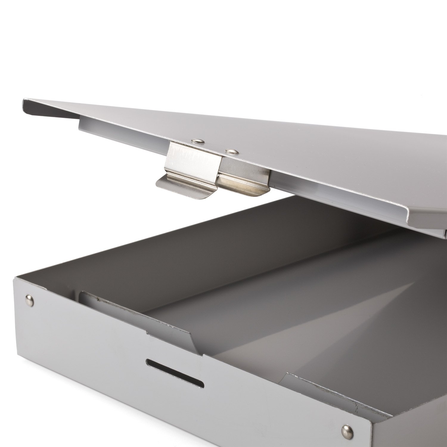 Officemate double Storage aluminum Form Holder, Fits forme 8.5 x 30,5 cm, argento (83207)