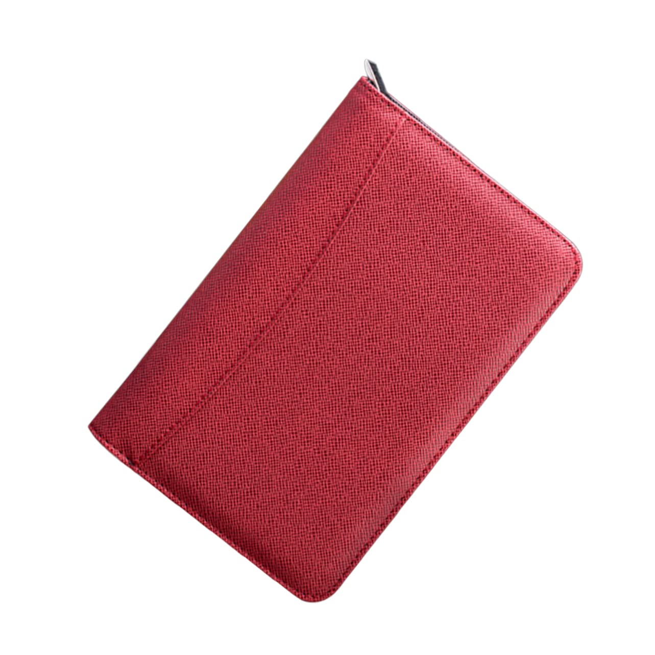 TEHAUX Cuadernos De Negocios Notebook Cuaderno De Cuero Sintético Cuaderno De Negocios Bloc De Notas Con Cremallera Organizador De Cuaderno Diario Bolsa De Viaje Con Cremallera