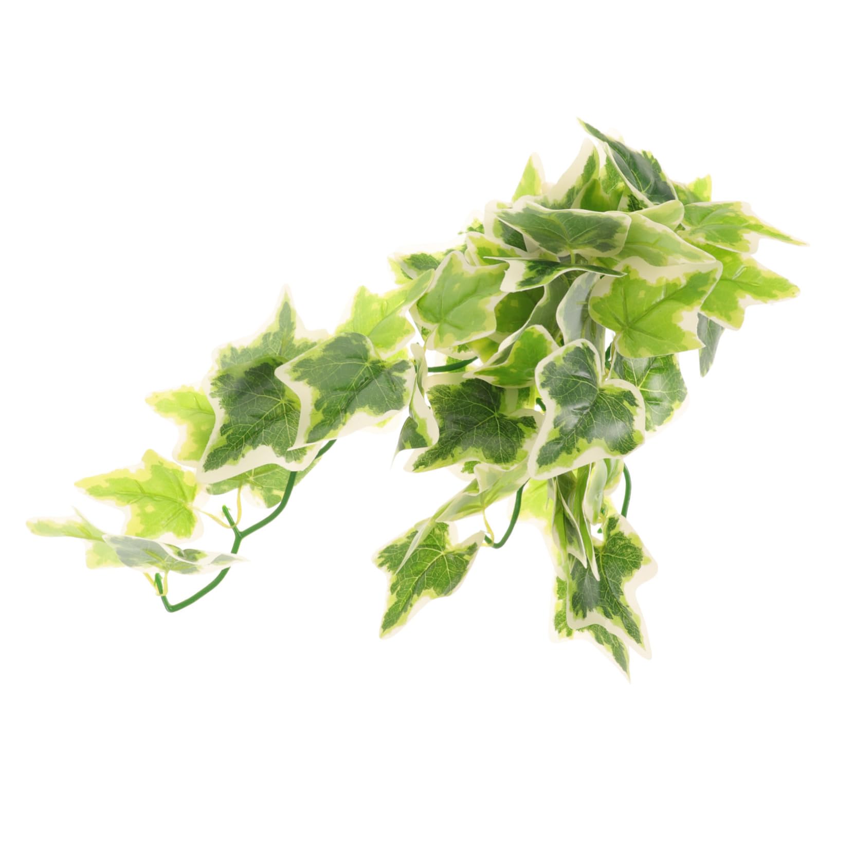 Abaodam 5 Pezzi rattan artificiale impostore decorazione vegetale di simulazione pianta di serpente terrario piante verdi simulate dell'acquario acquario piante acquatiche finte plastica