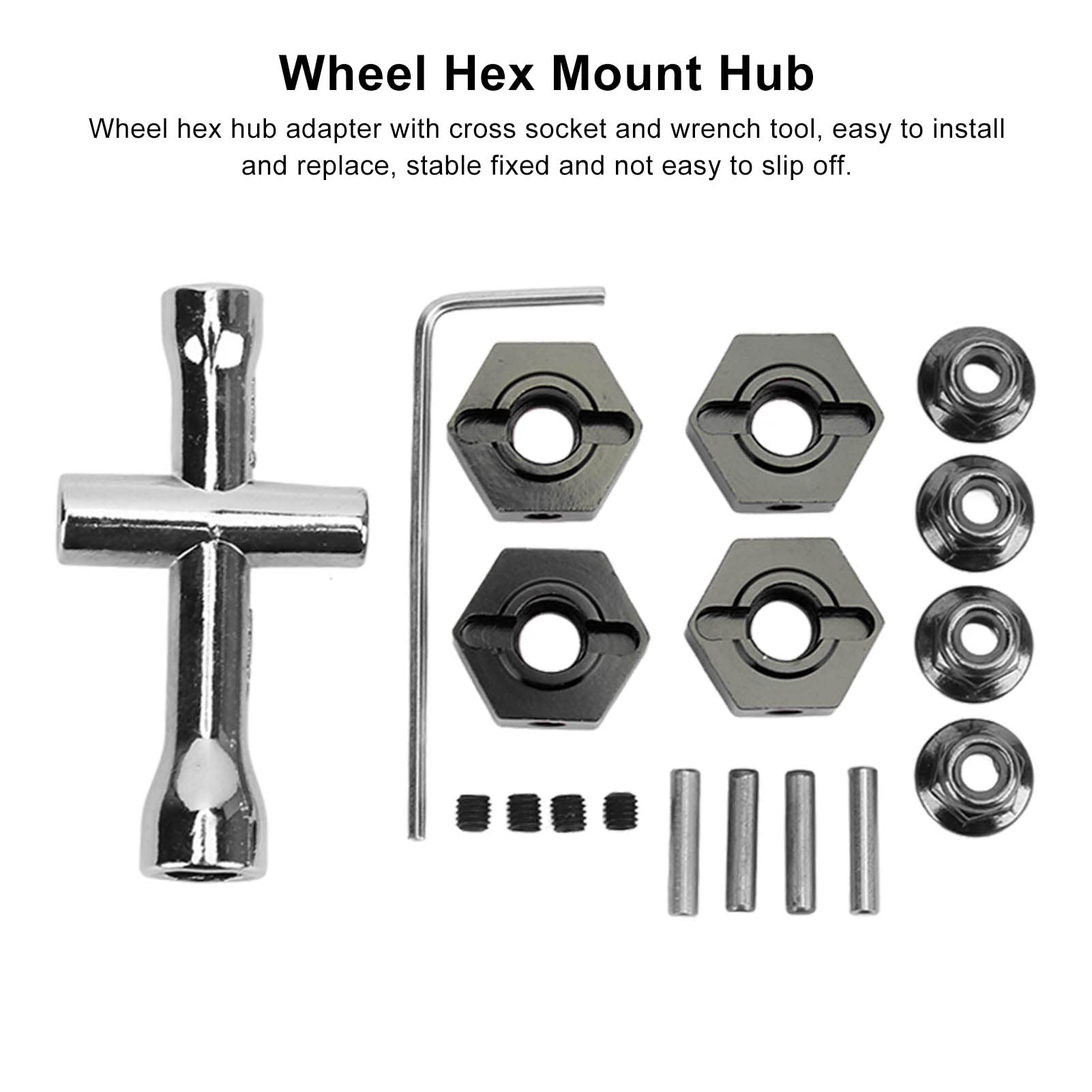 Powerhobby Aluminum Wheel Hub Red for Kyosho Fazer MK2