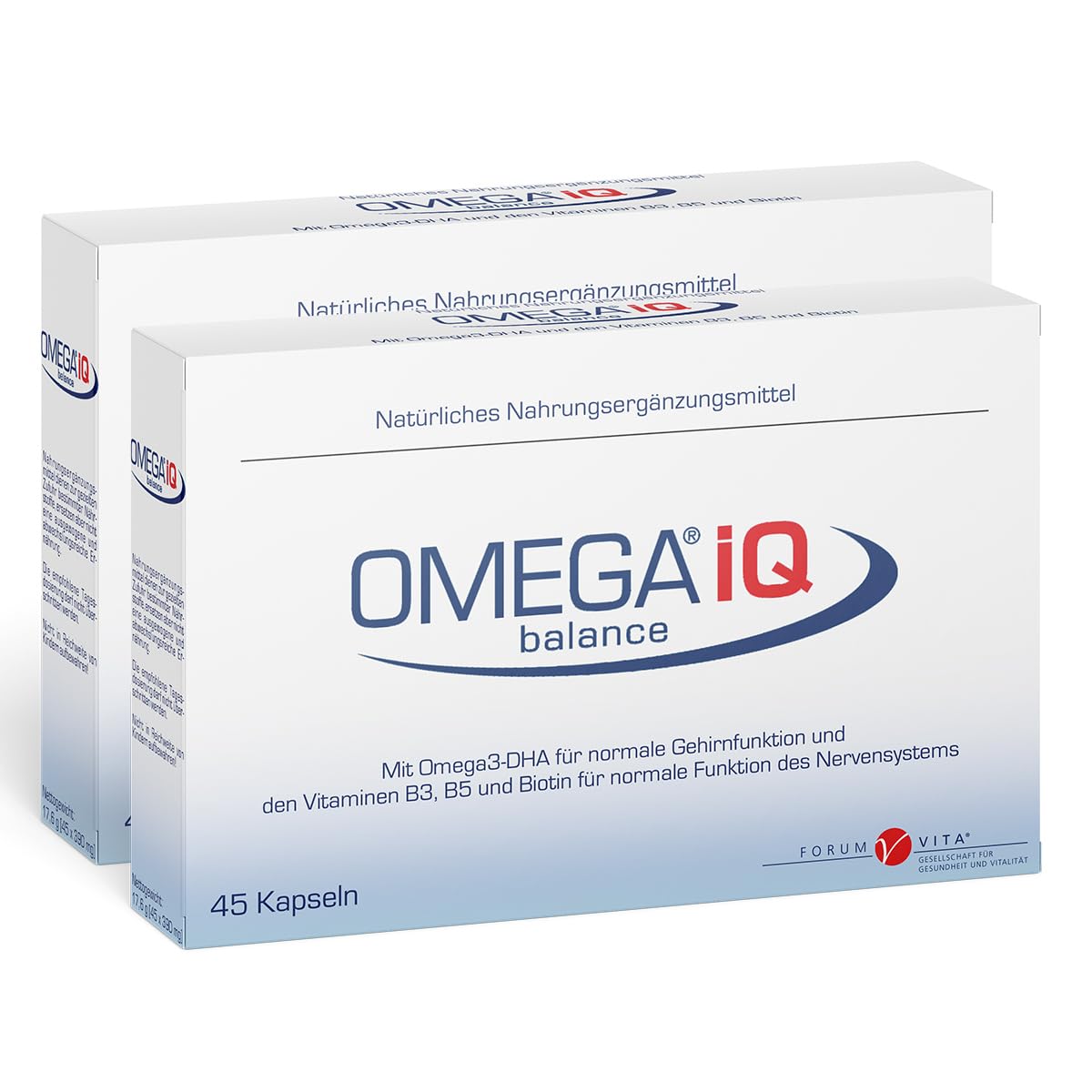 Omega IQ - Omega3 Fettsäuren DHA und EPA in Phospholipid Form bei Stress und Konzentrationsschwäche