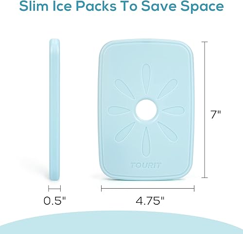 Miniatura 6 de TOURIT Bolsa de almuerzo y 4 paquetes de hielo Combinación perfecta