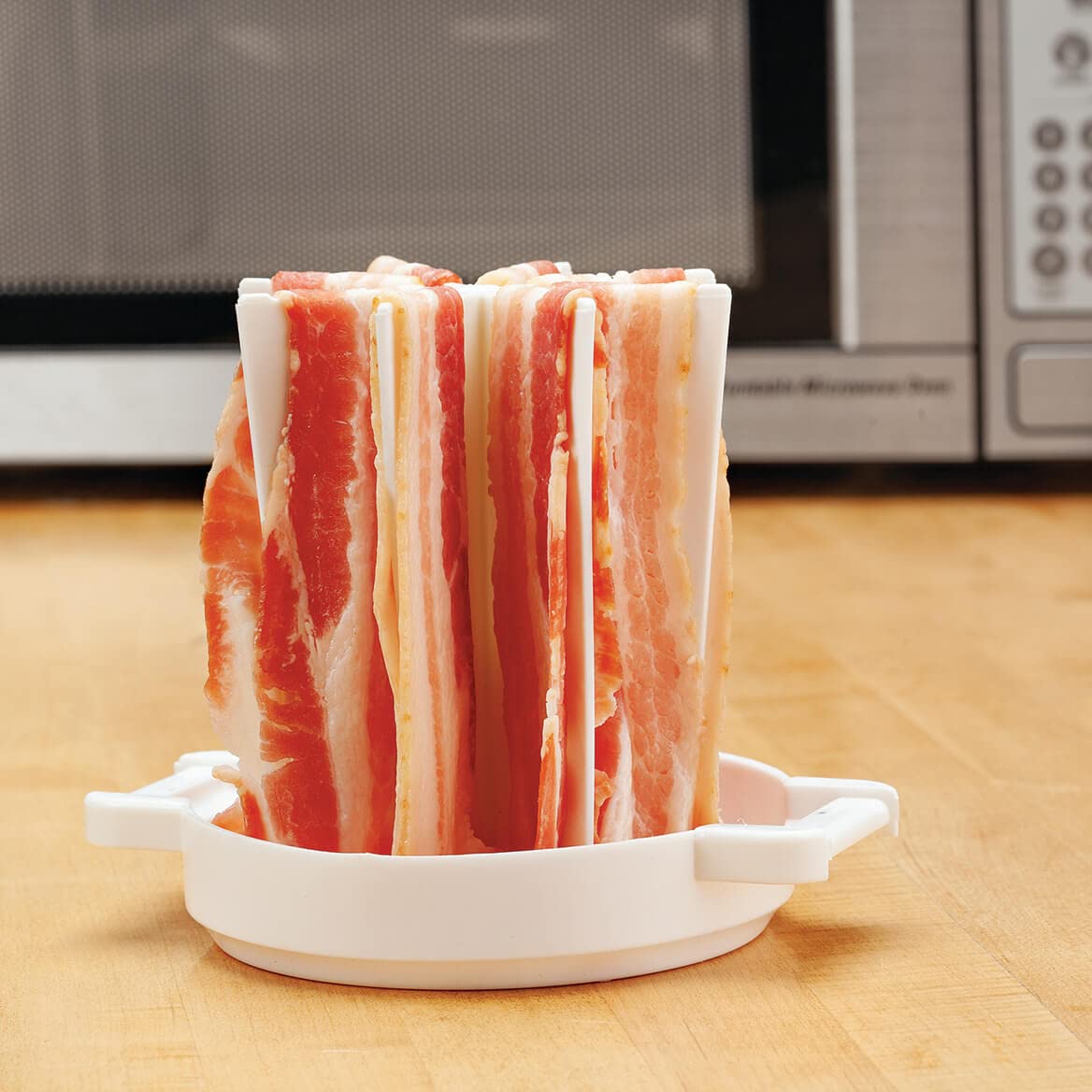Microwave Bacon Can, Crafted With 100% BPA-Free Plastic, Kitchen Gadgets - Measures 6