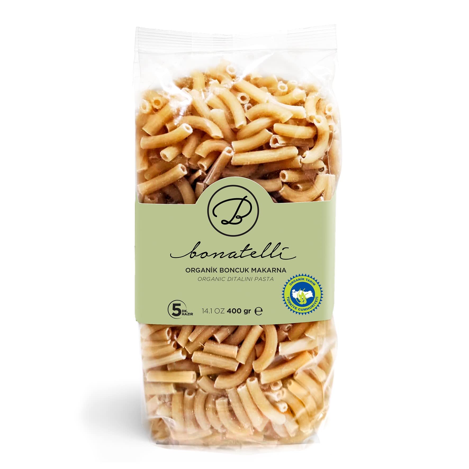 Bonatelli, Organic Ditalini Pasta 400 gr