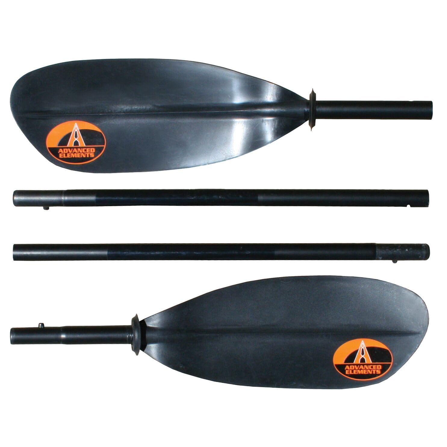 Advanced Elements Touring 4-Part Paddle Pagaia per Kayak, Nero