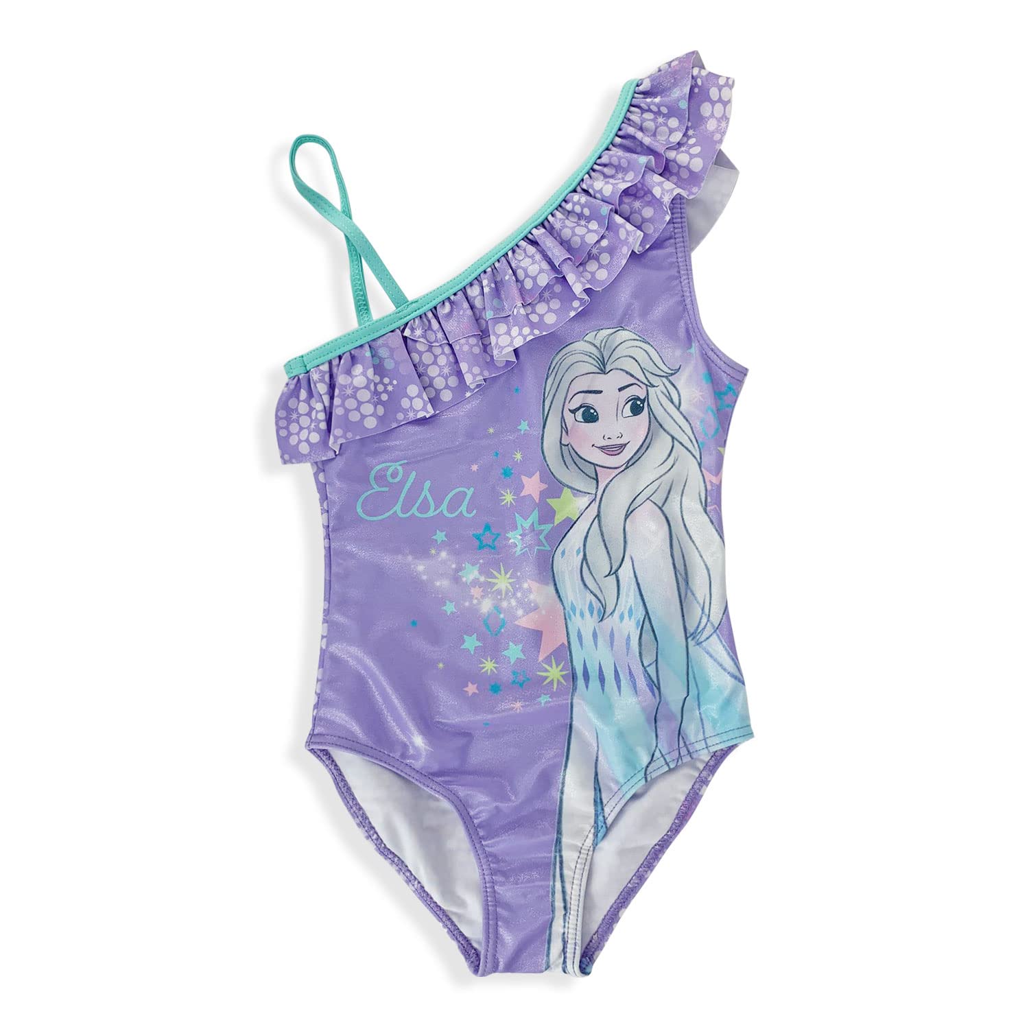 Disney Maillot de Bain 1 pièce Traje de baño de una Sola Pieza, Mauve, 8 años para Niñas