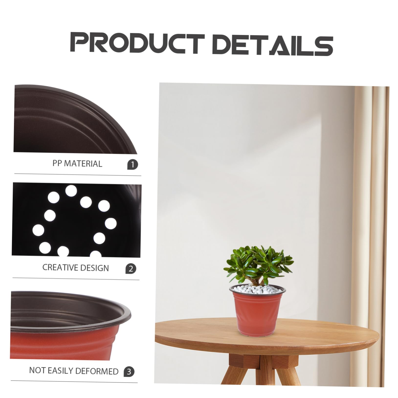 BESPORTBLE 150 Pcs Pot Pot De Semis Planteur s pour Plantes D'Intérieur ES s s De Semis D'Intérieur s D'Intérieur pour ES De Jardin s Extérieur PP