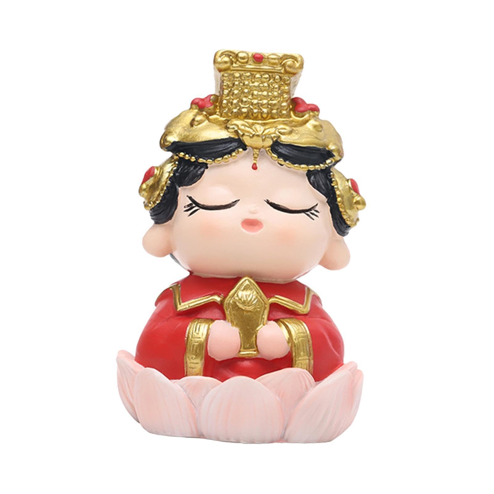 PIXZCSA Exquisite Mazu Mother Statue Decoration Adding Character To Any Room Mazu Sculpture Figurine Animal Decor Gifts Crafts