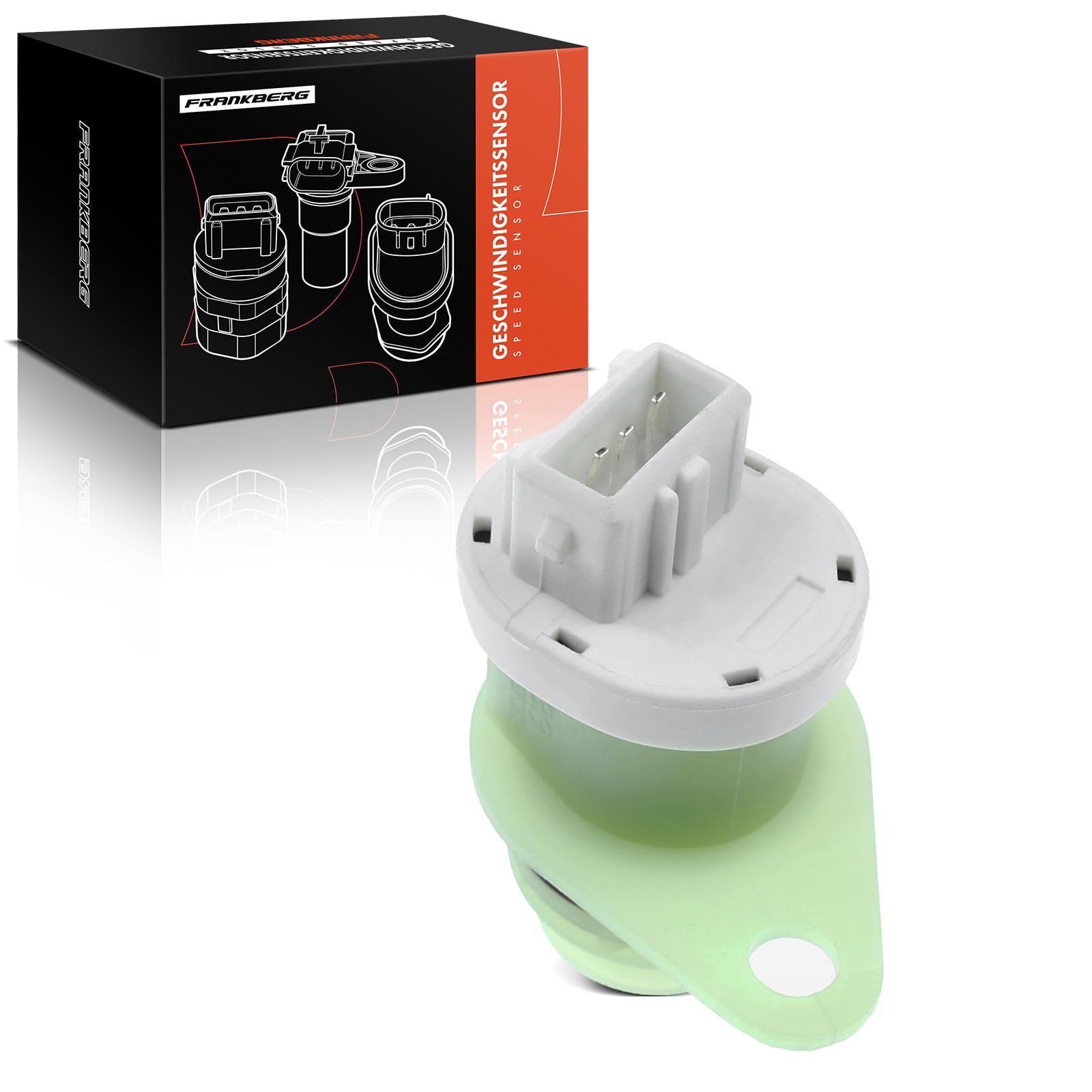 Frankberg Sensore di percorrenza Sensore albero tachimetrico Compatibile con 206 CC 2D 307 Break 3E 307 CC 3B C3 I FC FN C2 JM Replace# 9635057280