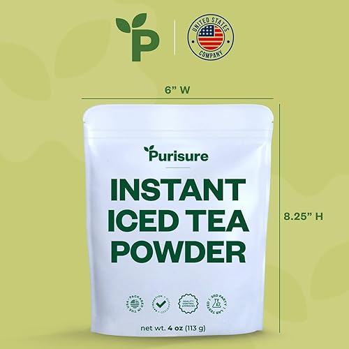 Miniatura 8 de PREMIUM Instant Iced Tea polvo100 puro téNo Fillers Aditivos o ingredientes artificiales de cualquier tipo