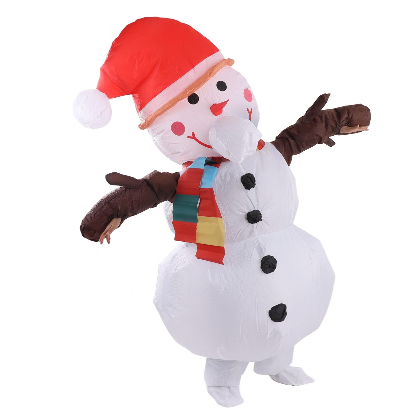Disfraz Inflable de Navidad para Adultos, Traje Inflable de