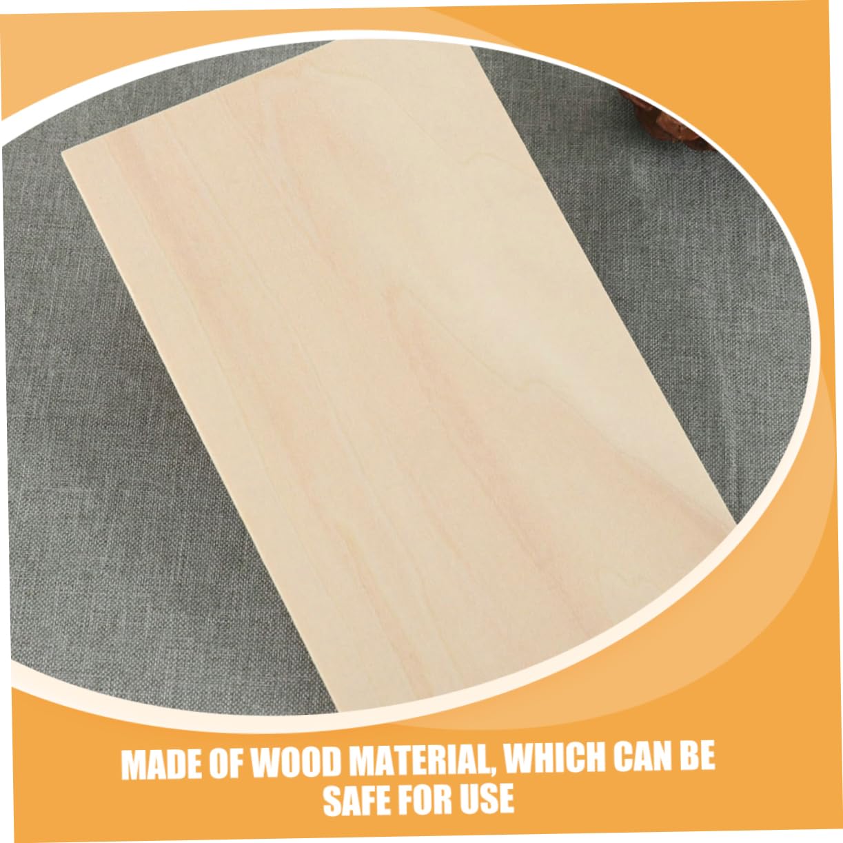 STOBOK 24pezzi Assi di Legno Grezzo Fette di Legno Non Rifinite per Artigianato Materiale per Progetti Fai da Te e Decorazioni